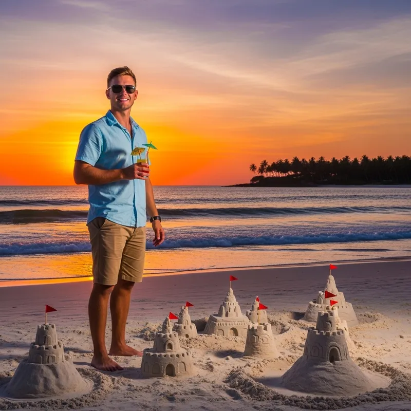 21-Year-Old Man on Vacation