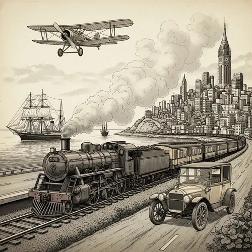 Antique Urban Landscape: A Tale of Technological Evolution