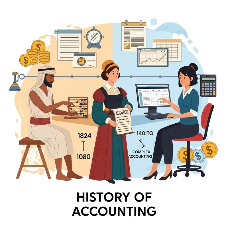 History of Accounting - An Illustrated Overview