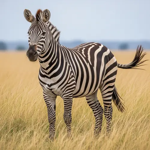 Magnificent Zebra in the Savanna - Wildlife Beauty Captured