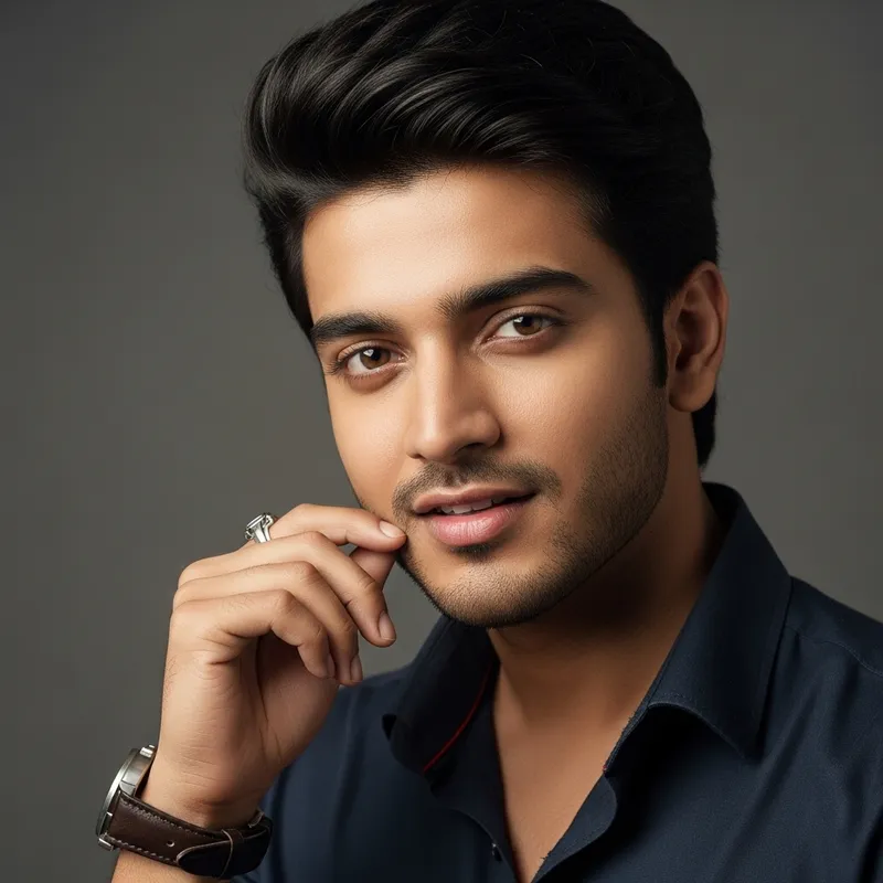 Young Shah Rukh Khan | Indian Heartthrob with Expressive Eyes