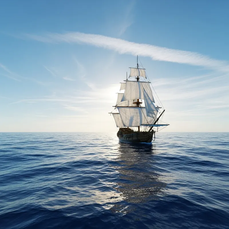 Oceanic Voyage with Majestic Ship