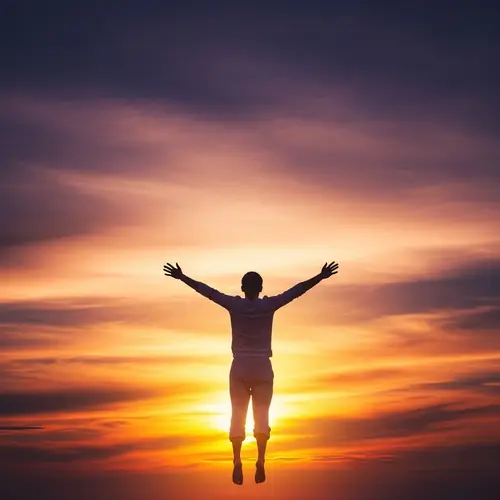 Free Spirit Traveling: Soaring Through Sunset Skies