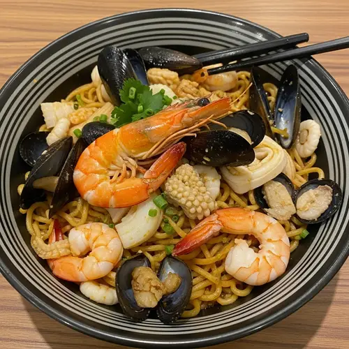 Delicious Seafood Noodles