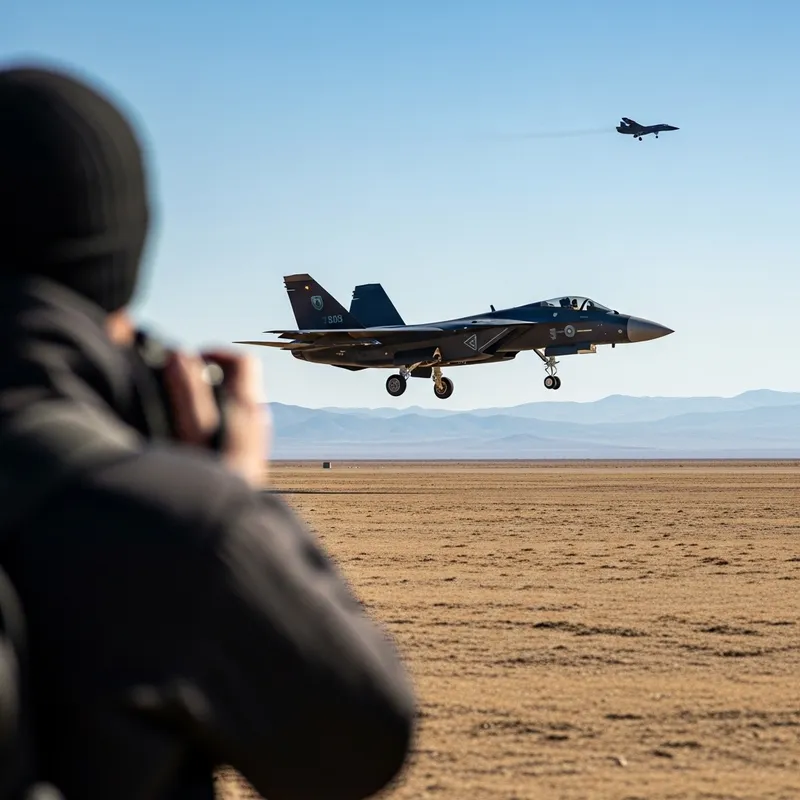 Unexpected Encounter: Mysterious Fighter Jet Story