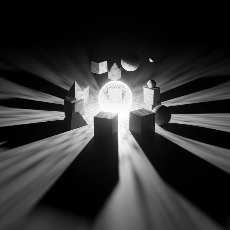 Energy, Light and Shadows: Dynamic Scene Creation