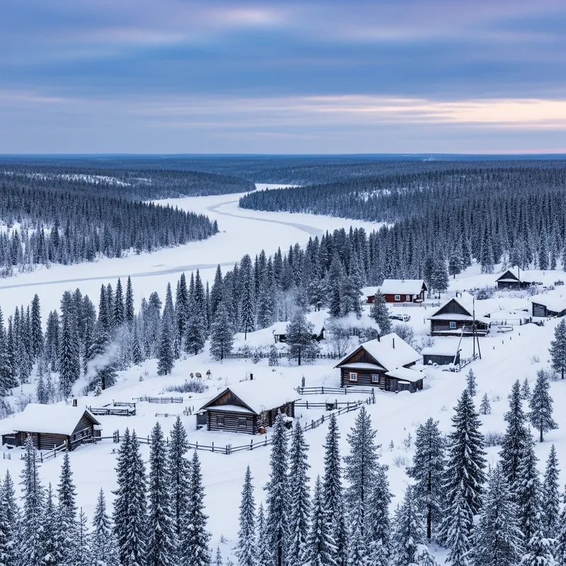 European Northern Russia Landscape