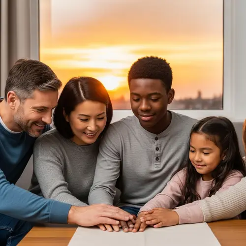 Heartwarming Family Scene of Gratitude, Respect & Unity | Bright Future