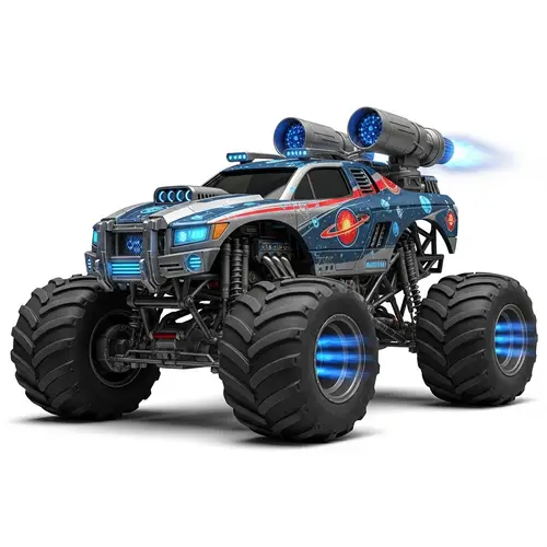 Futuristic Monster Truck | Space-Inspired Design