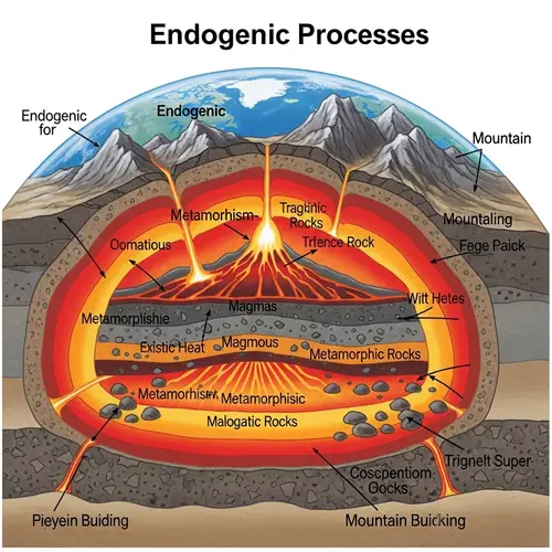 Endogenic Geological Processes: Metamorphism, Magmatism, & Mountain Building