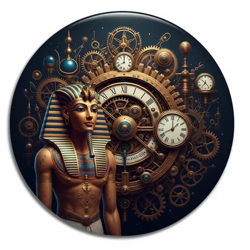 Hyper-Realistic Artwork with Egyptian & Steampunk Influences