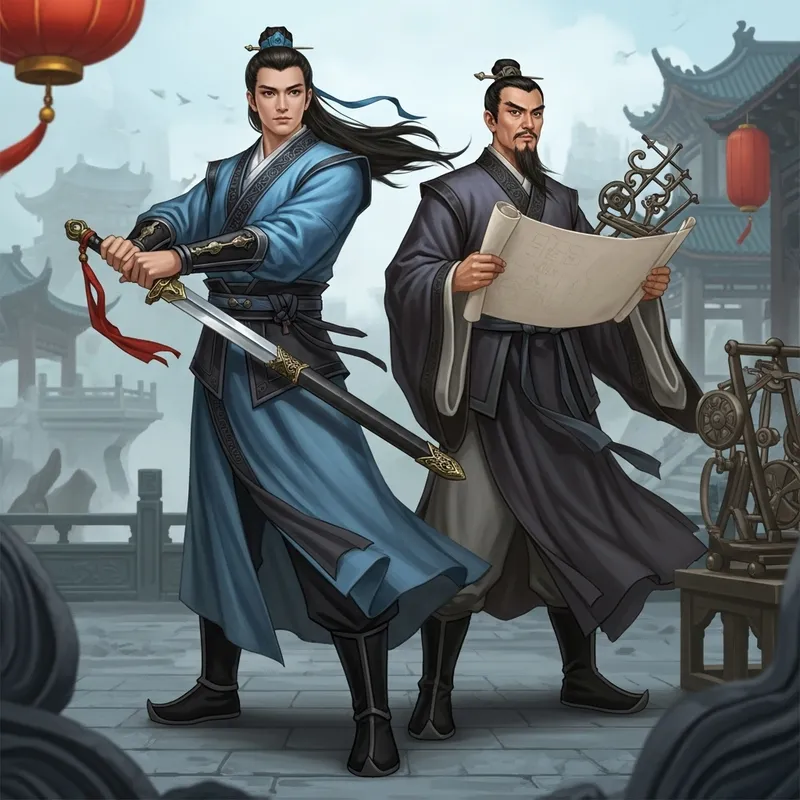 Blade Master and Master Inventor: Legendary Duo