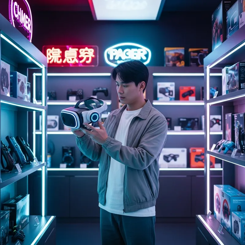 Travel to Future World: Virtual Reality Game Shopping