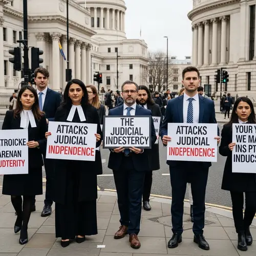 Lawyers' Peaceful Demonstration for Judicial Independence
