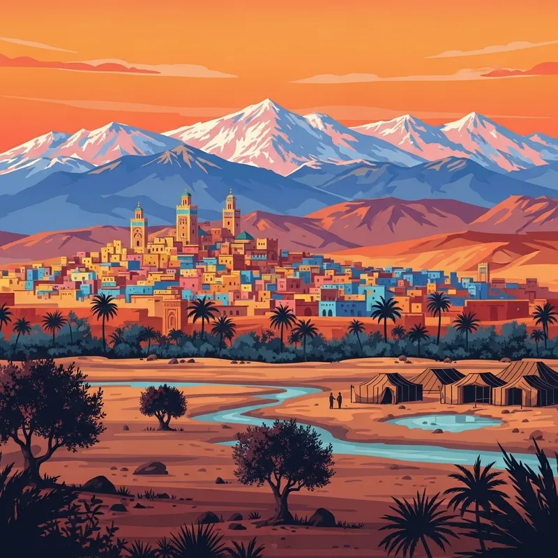 Captivating Moroccan Landscape: Stunning Beauty Captivating Moroccan Landscape: Stunning Beauty