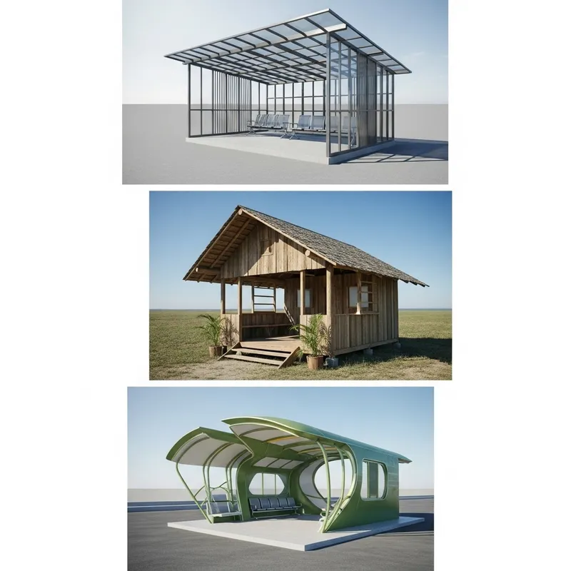 3 Unique Architectural Designs of Jeepney Stop Waiting Sheds