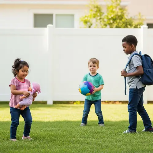 Multicultural Kids Playing in Joy | Childhood Imagination Scenes