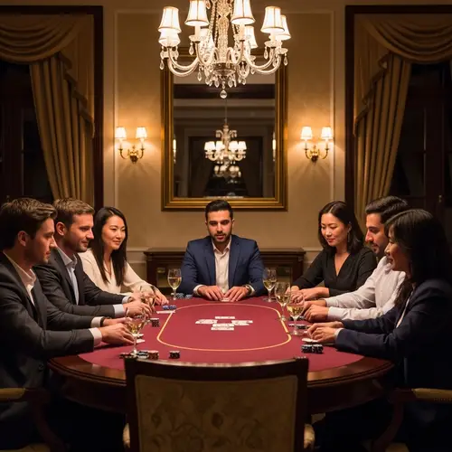 Lavish Poker Game With Diverse Players | Intense Battle of Skills