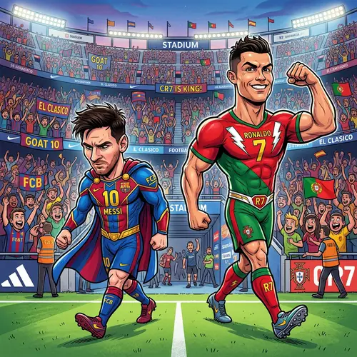 Messi and Ronaldo: Superheroes of Football