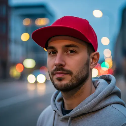 Red Cap Fashion: Stylish Men's Headwear Collection