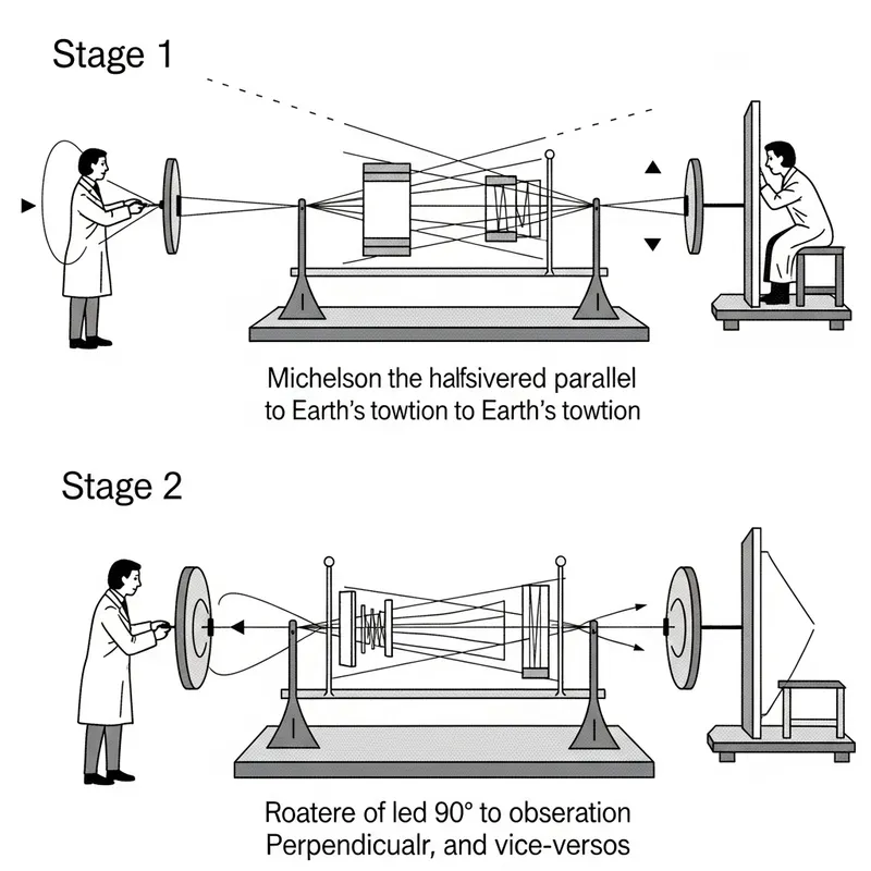 Michelson Morley Experiment: Light Interference & Speed of Light Observations