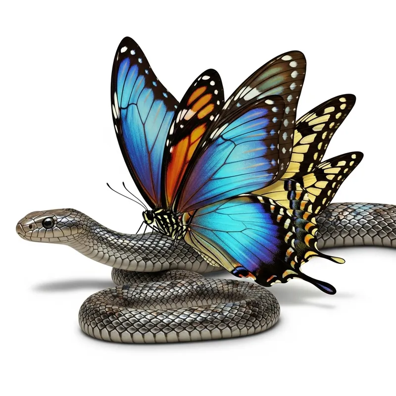 Chimera Butterfly Snake Fusion Chimera Butterfly Snake Fusion