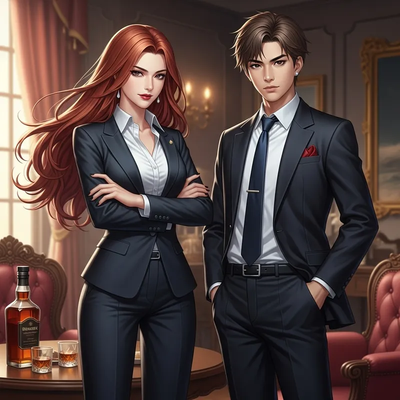 Madelaine Petsch & Hwan Hyunjin: Mafia Stylish Duo