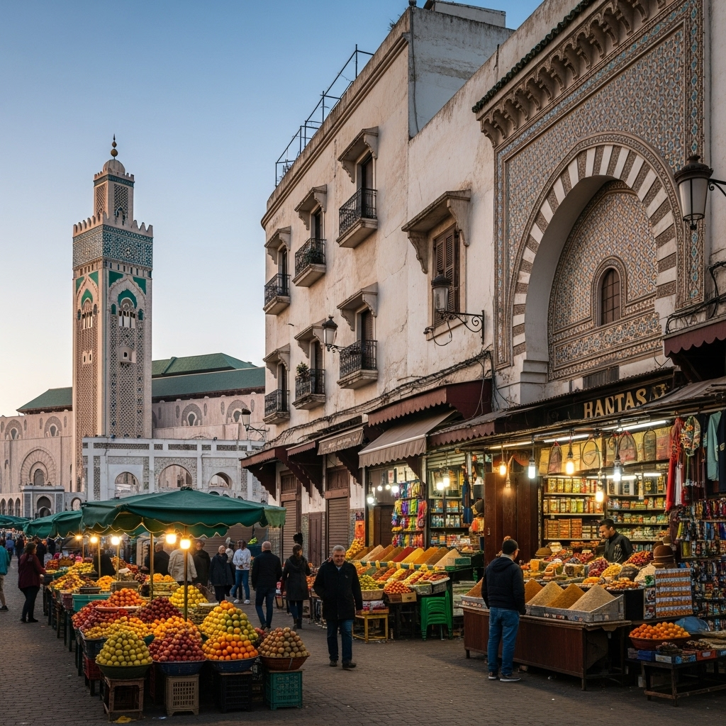 Maroc Souk Market in Marrakesh | Vibrant Textiles & Spices | AI Art  Generator | Easy-Peasy.AI