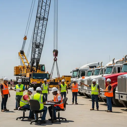 Asateel Rig Movers: Organized Chaos & Mechanical Prowess