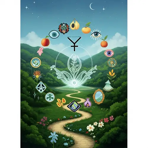 Symbolic Scenic Representation of Fertility and Self-Awareness