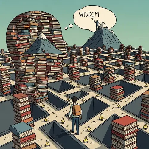 Journey through the Labyrinth of Knowledge: Evolution from Knowledge to Wisdom