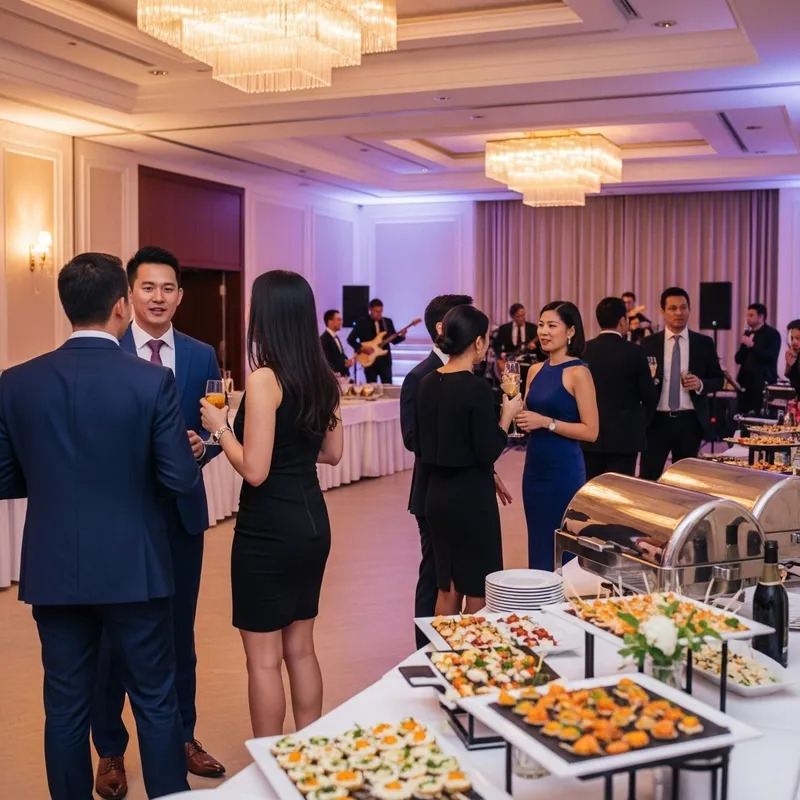 Stylish Corporate Party with Vibrant Vibe