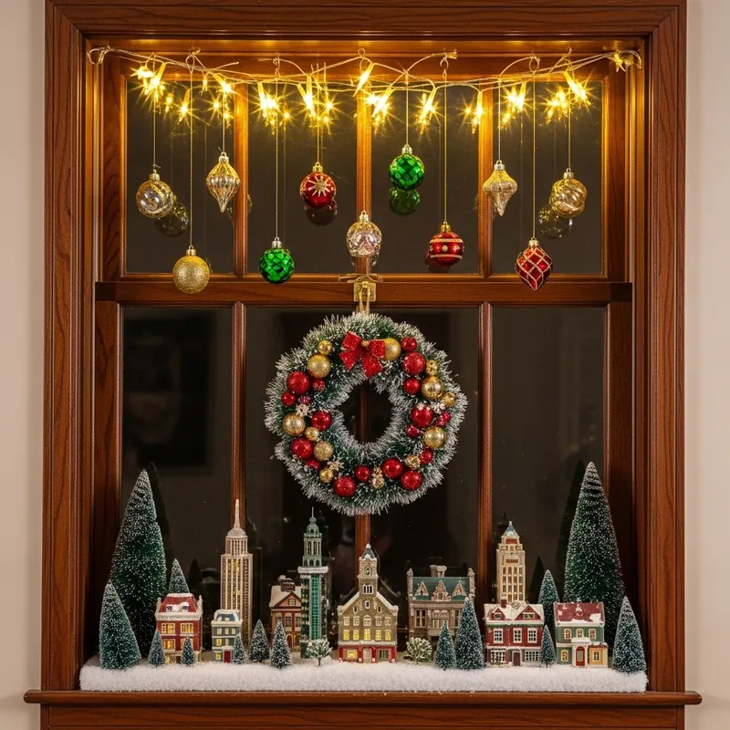 Christmas Window Decor: Festive Decorations & Holiday Cheer