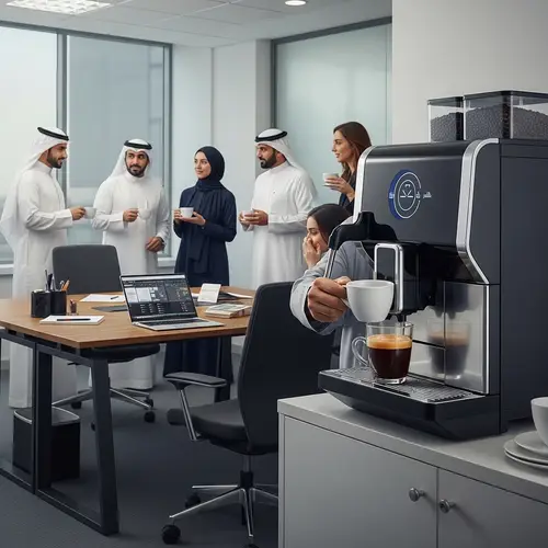 Corporate Office Coffee Break | Saudi Arabian Men and Women