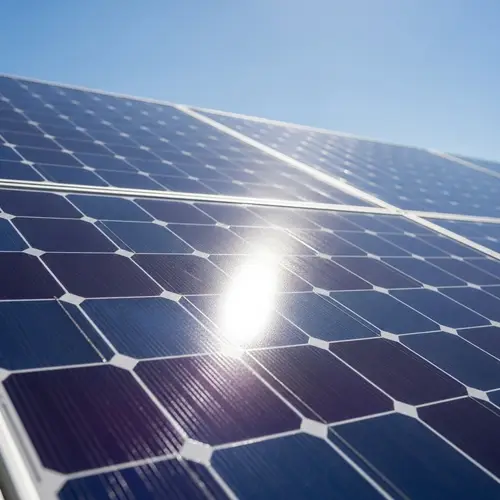 Blue and Purple Solar Photovoltaic Panel | Solar Energy