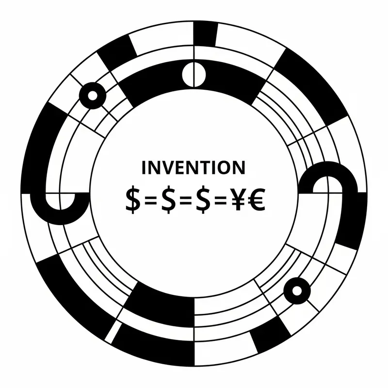 Minimalist Circular Design Inspired by Russian Constructivism