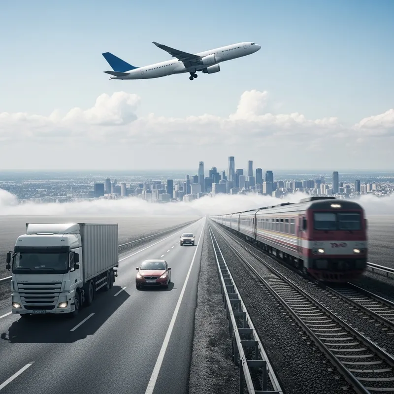 Cityscape - Modern Transportation and Connectivity | Travel Symphony