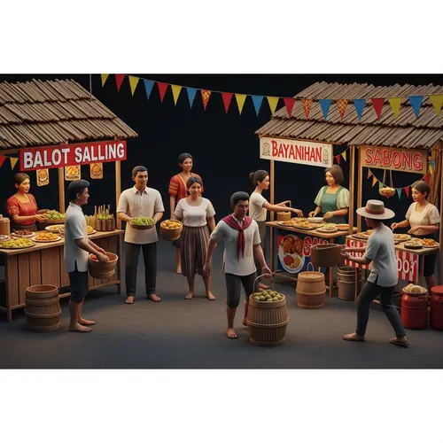 Vibrant Philippine Fiesta: Bayanihan Unity & Traditions