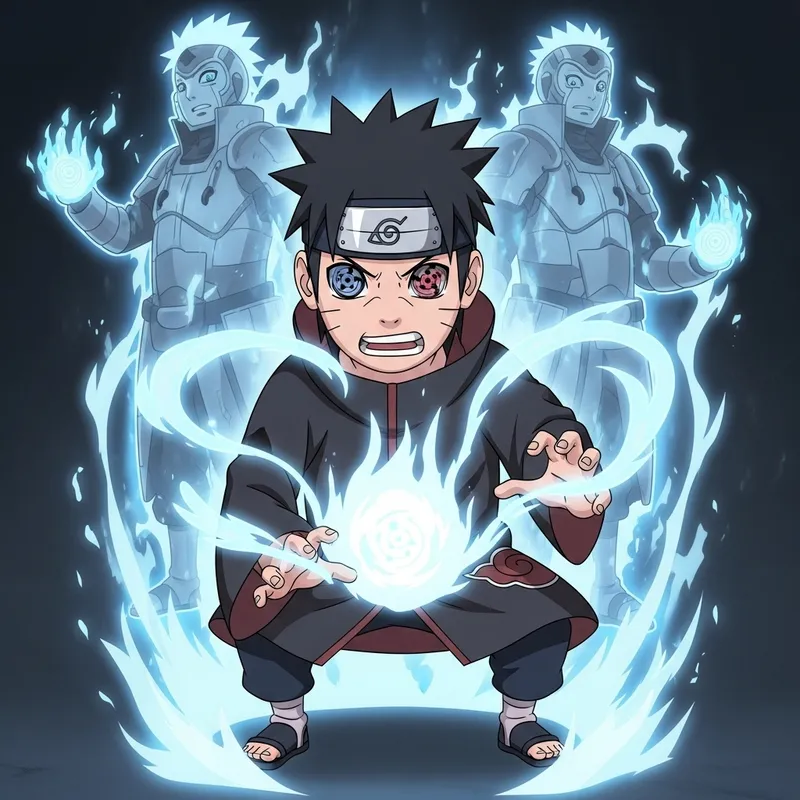 Luffy Unleashing Susano with Mangukusharingan Power