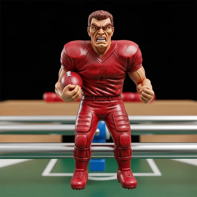 Aggressive Foosball Player: A Mean Look