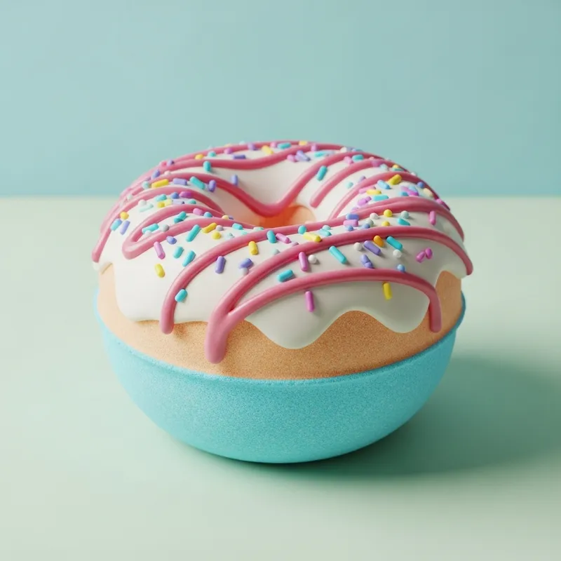 Delicious Donut Bath Bomb - Luxury Bath Product