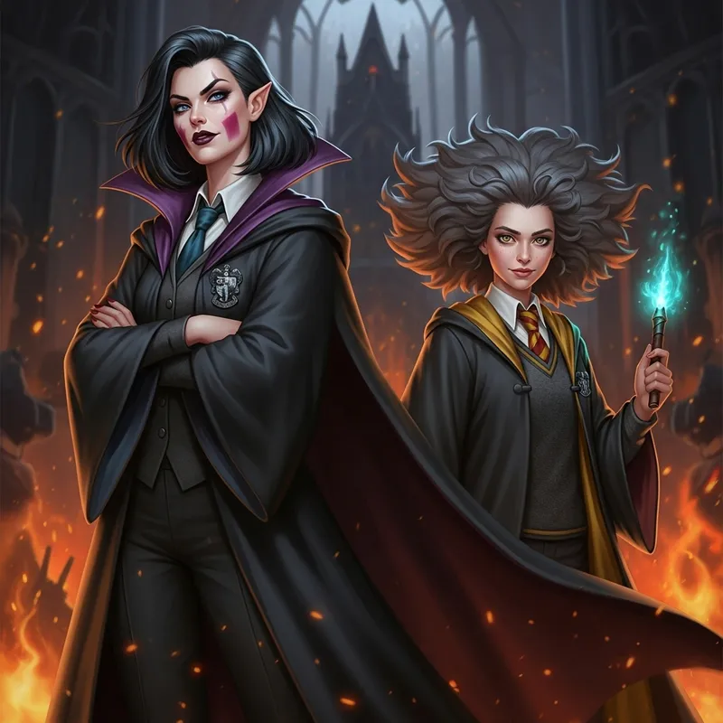 Bella Black and Hermione Granger: Love, War, Hogwarts, Dark Fire