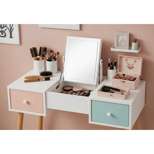 Modern Teenage Girl Dressing Table | Stylish & Functional Design