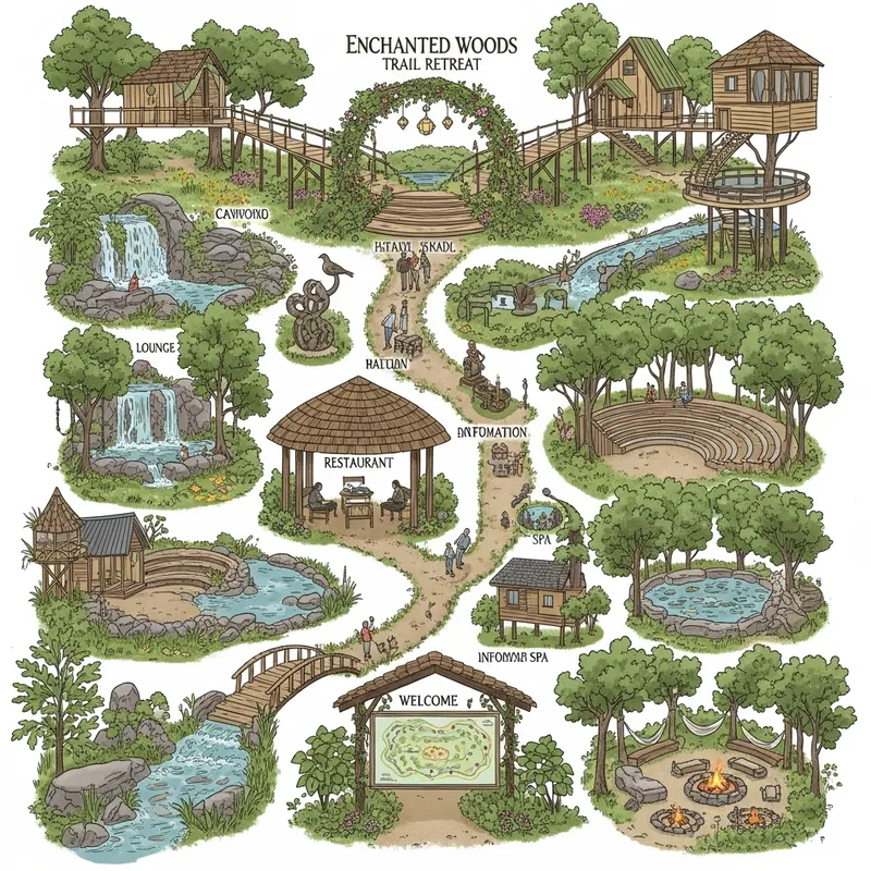 Enchanted Woods Trail Retreat - Captivating Forest Journey