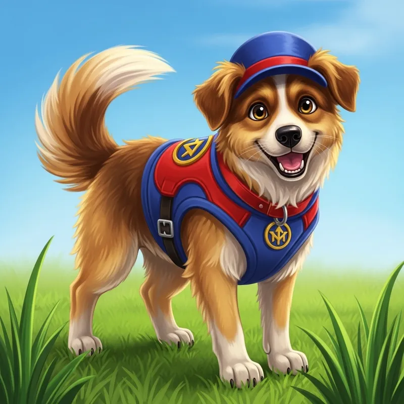 Adorable Medium-Sized Dog with Golden and Brown Fur Adorable Medium-Sized Dog with Golden and Brown Fur