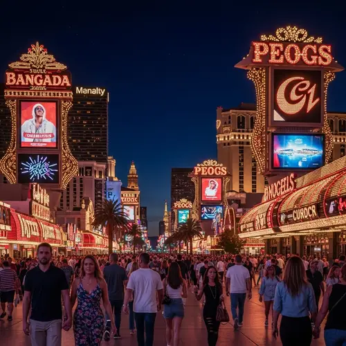 Vibrant Nightlife on the Las Vegas Strip