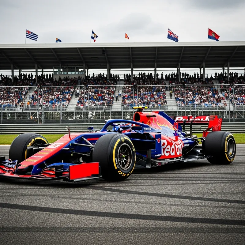 F1 Car Racing: Vibrant and Aerodynamic Design