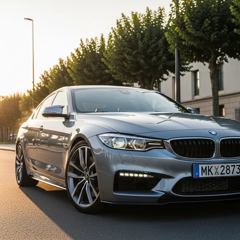 Sleek Modern Car Design with Stylish Wheels