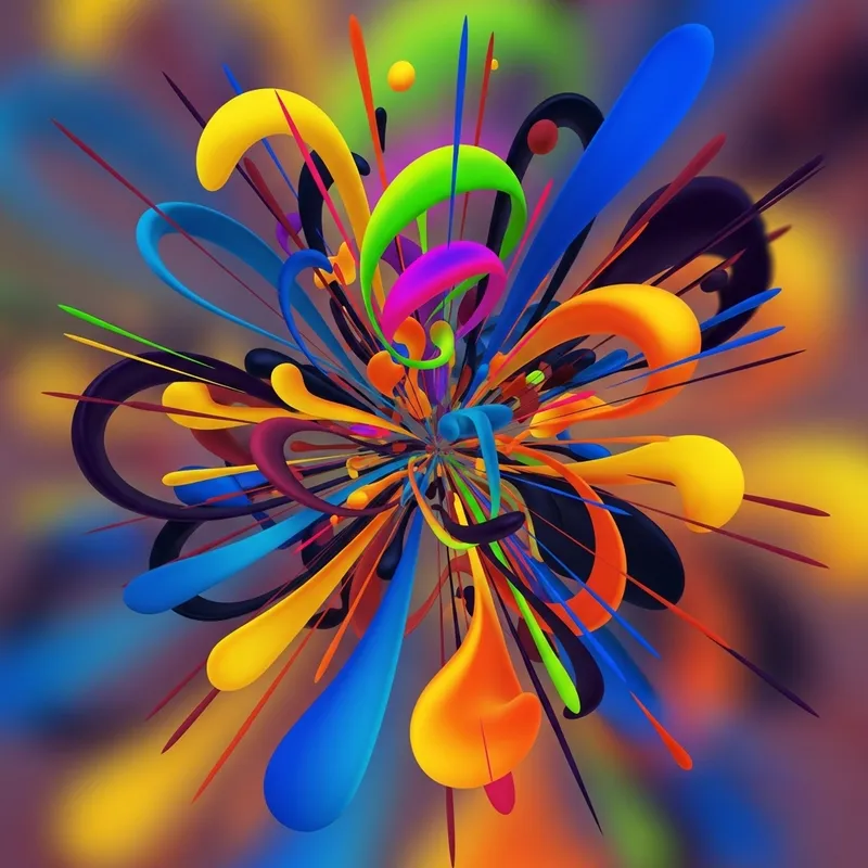 Abstract Shapes and Colors - Creative Inspiration