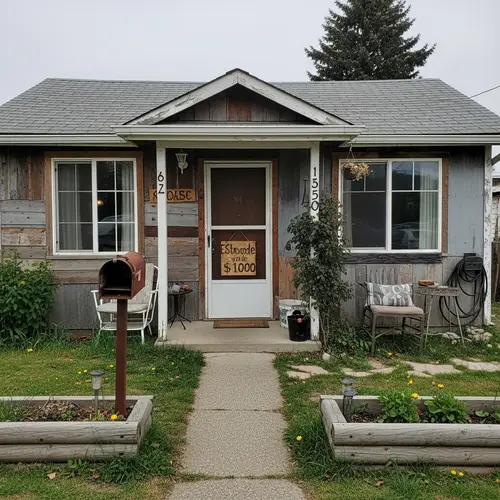 Charming $1000 Recycled Home with Personal Touches